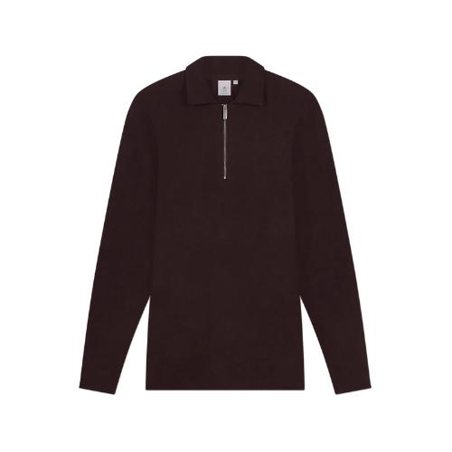 LAPETUS_CHENILLE_HALF_ZIP_POLO