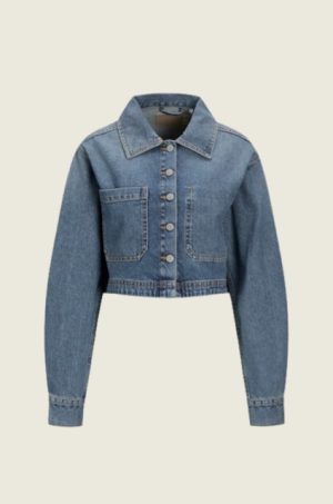 JXAYLA CALIA LS DENIM OVERSHIRT DNM