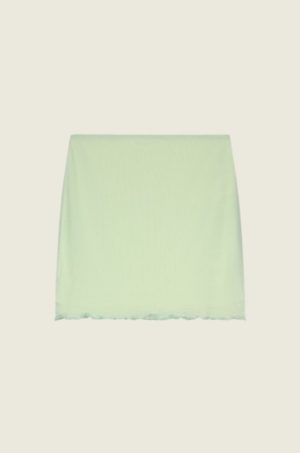 Abbie Mesh skirt light green