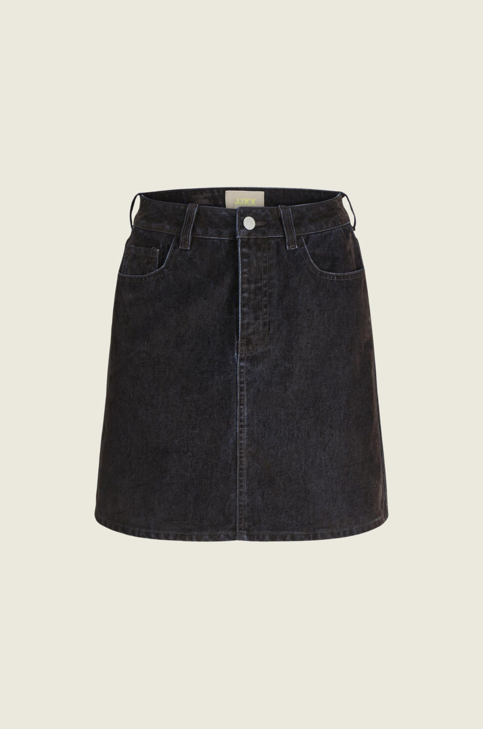JXMIA_FLOCK_SHORT_DENIM_SKIRT_DNM