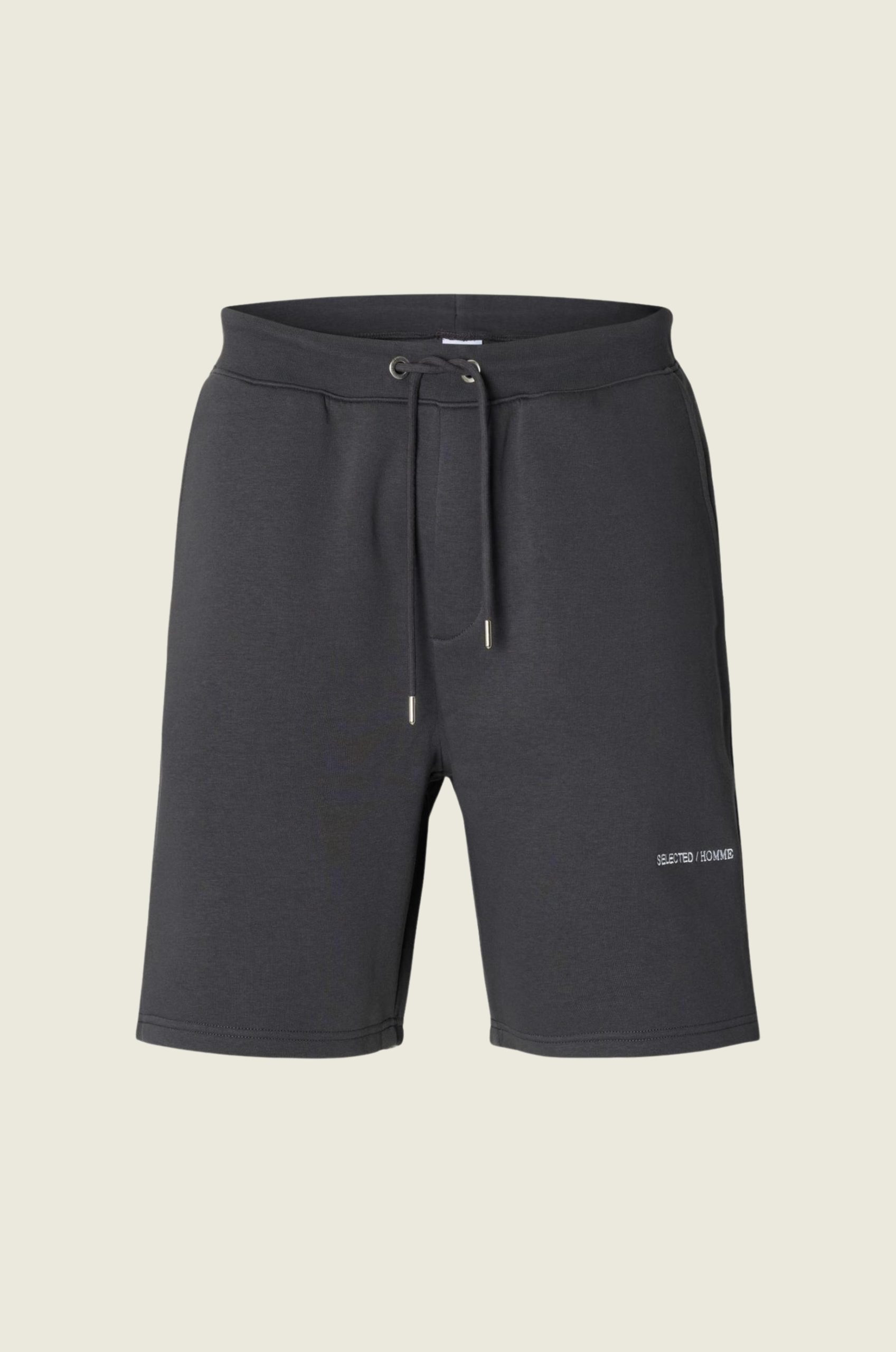 SLHLOOSE_HANKIE_MID_LOGO_SWEAT_SHORTS_EX