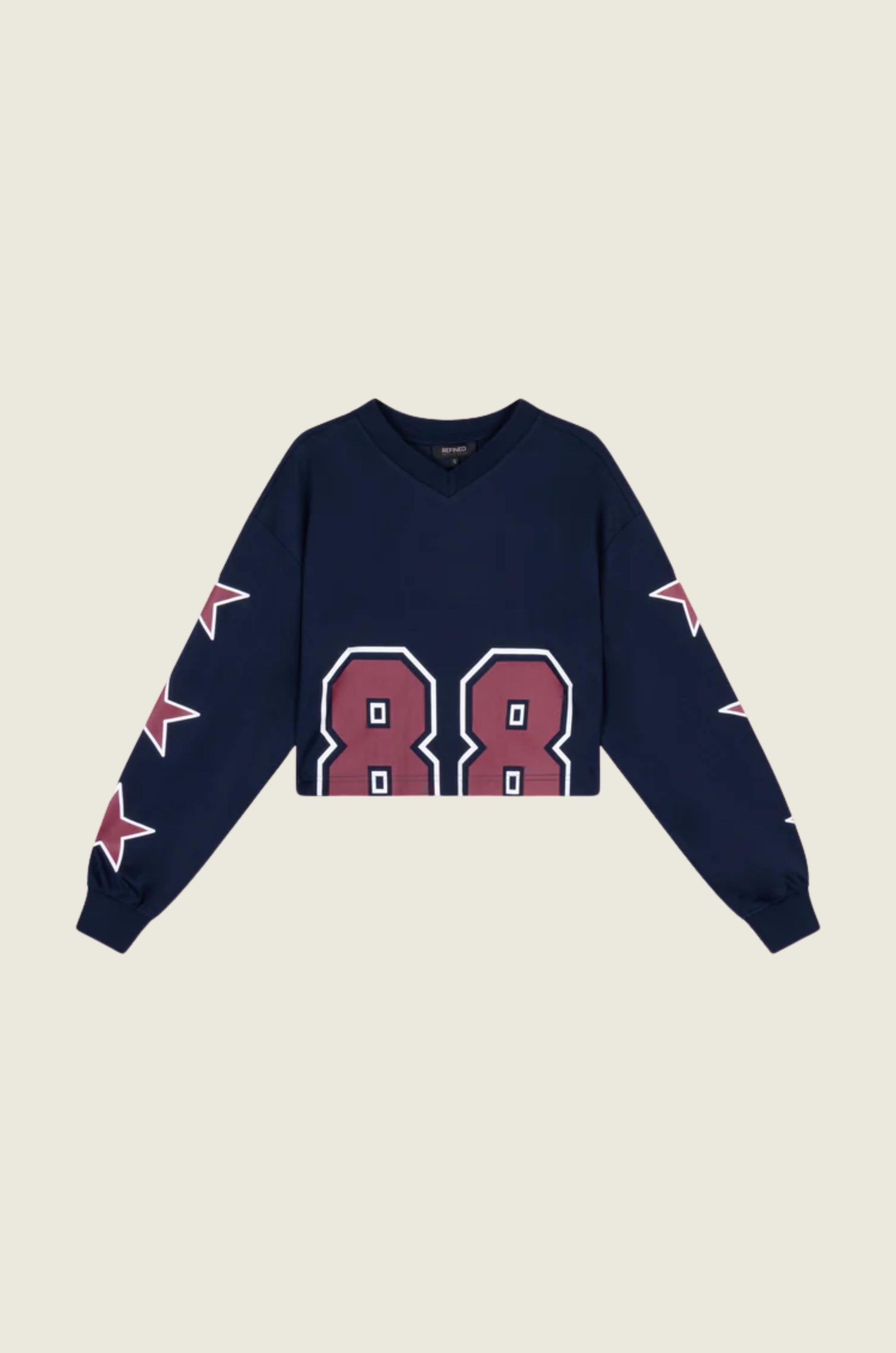 Ladies_knitted_cropped_top_with_v_neck_Ulla
