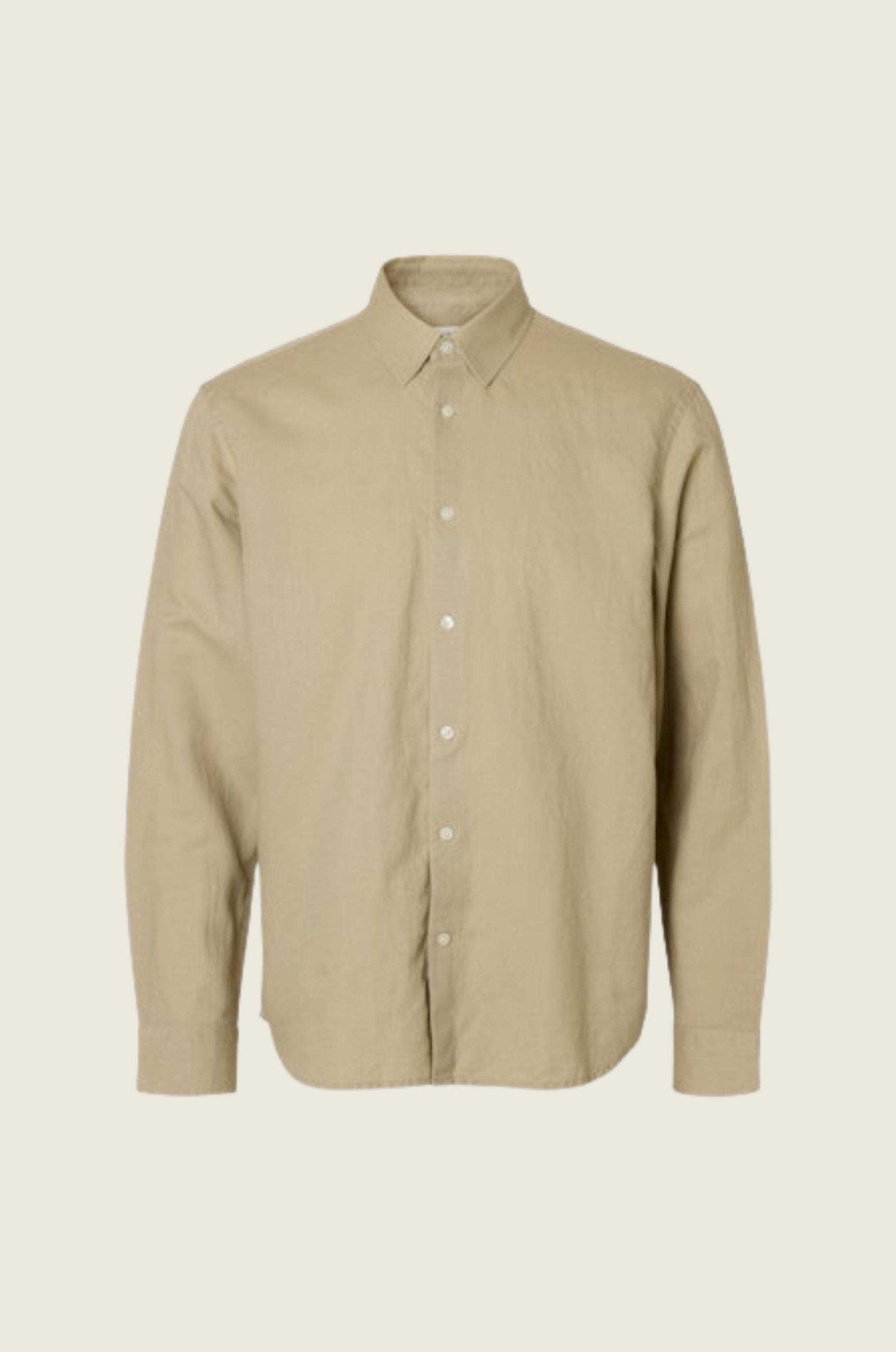 SLHREGCLAY_LINENBLEND_LS_SHIRT_CLA_NOOS_2