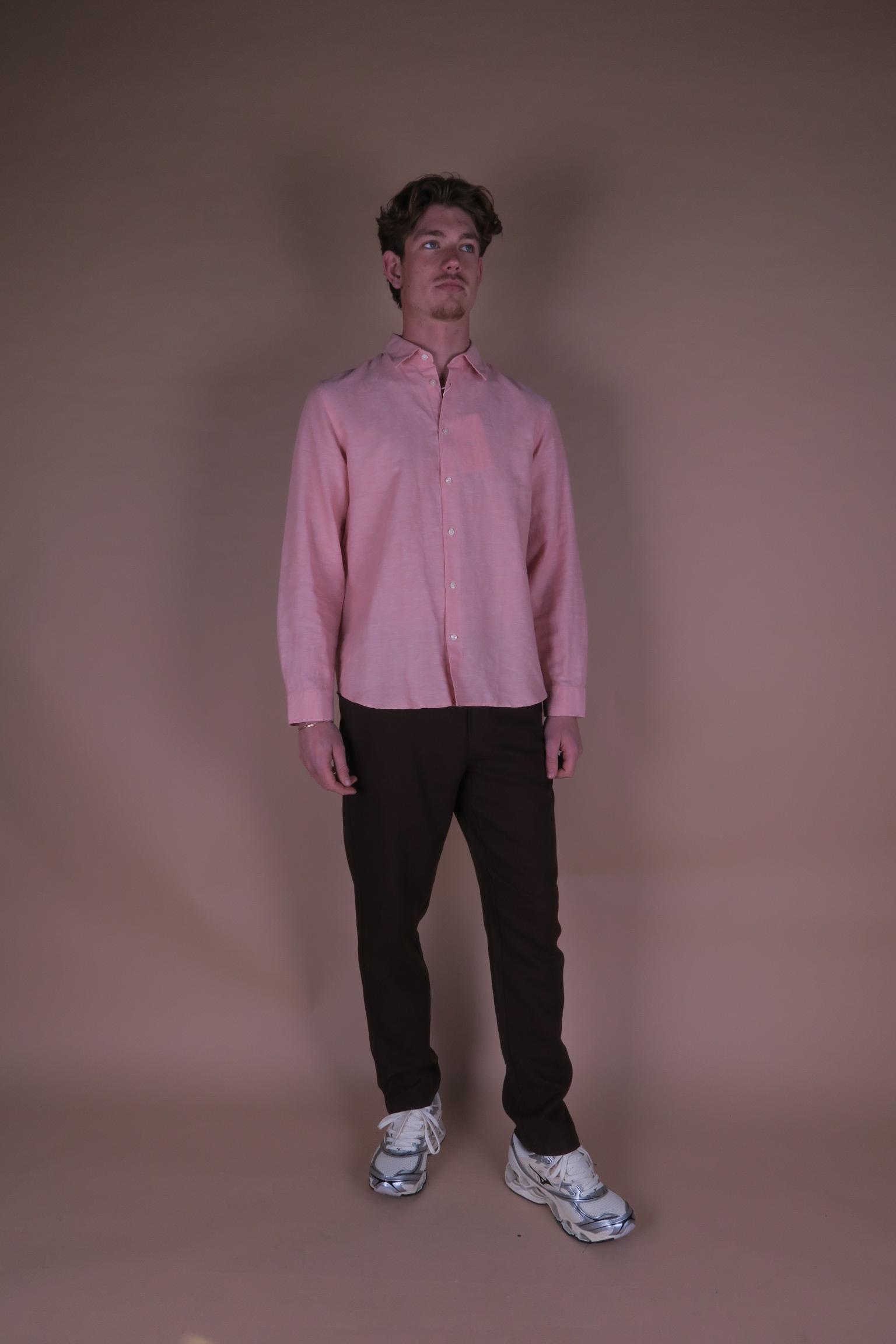 SLHREGCLAY_LINENBLEND_LS_SHIRT_CLA_NOOS_4