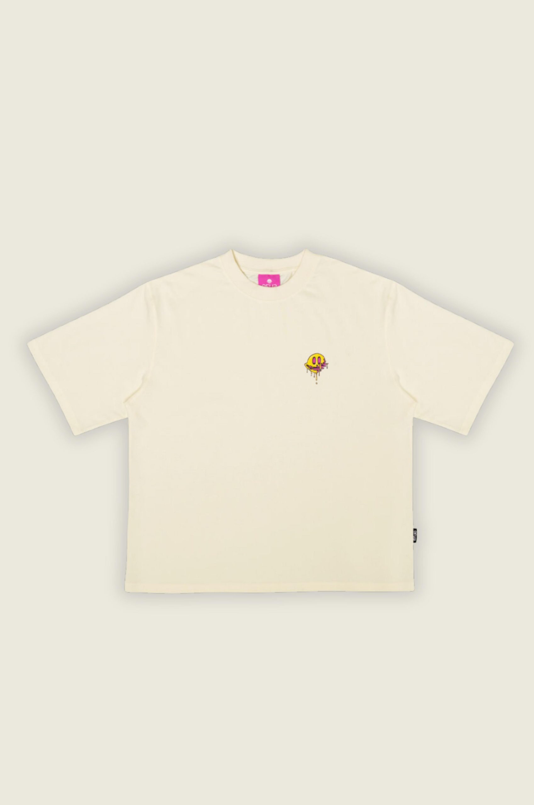 Dripping_Smiley_Cropped_T_Shirt_Off_White_1