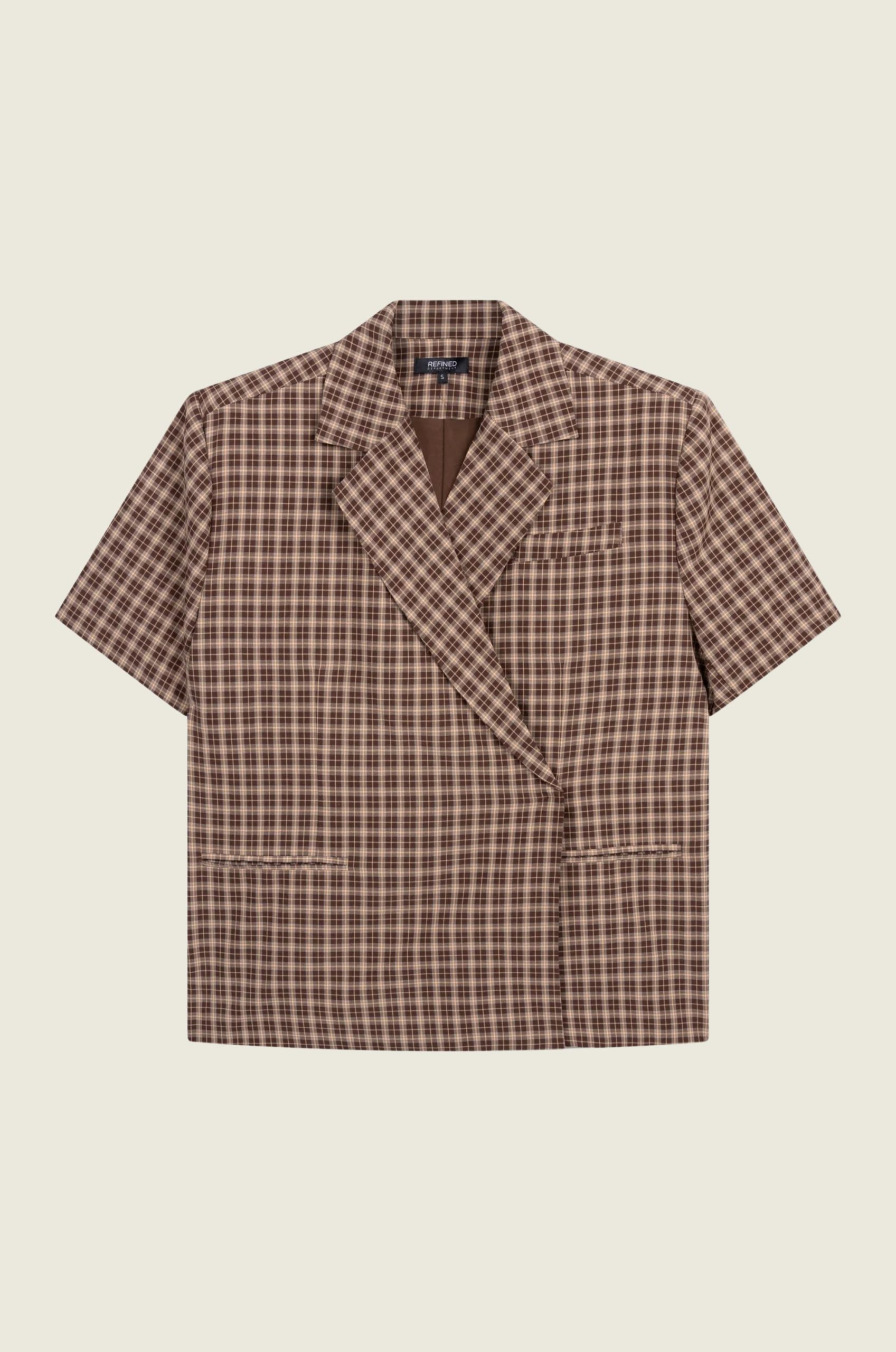 Ladies_woven_oversized_closure_top_ELLA