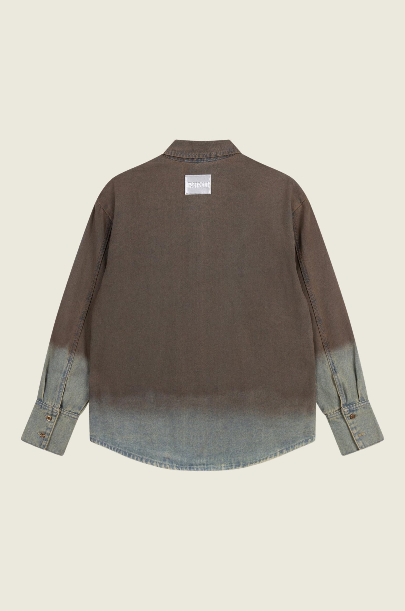Ladies_woven_washed_denim_blouse_NARO