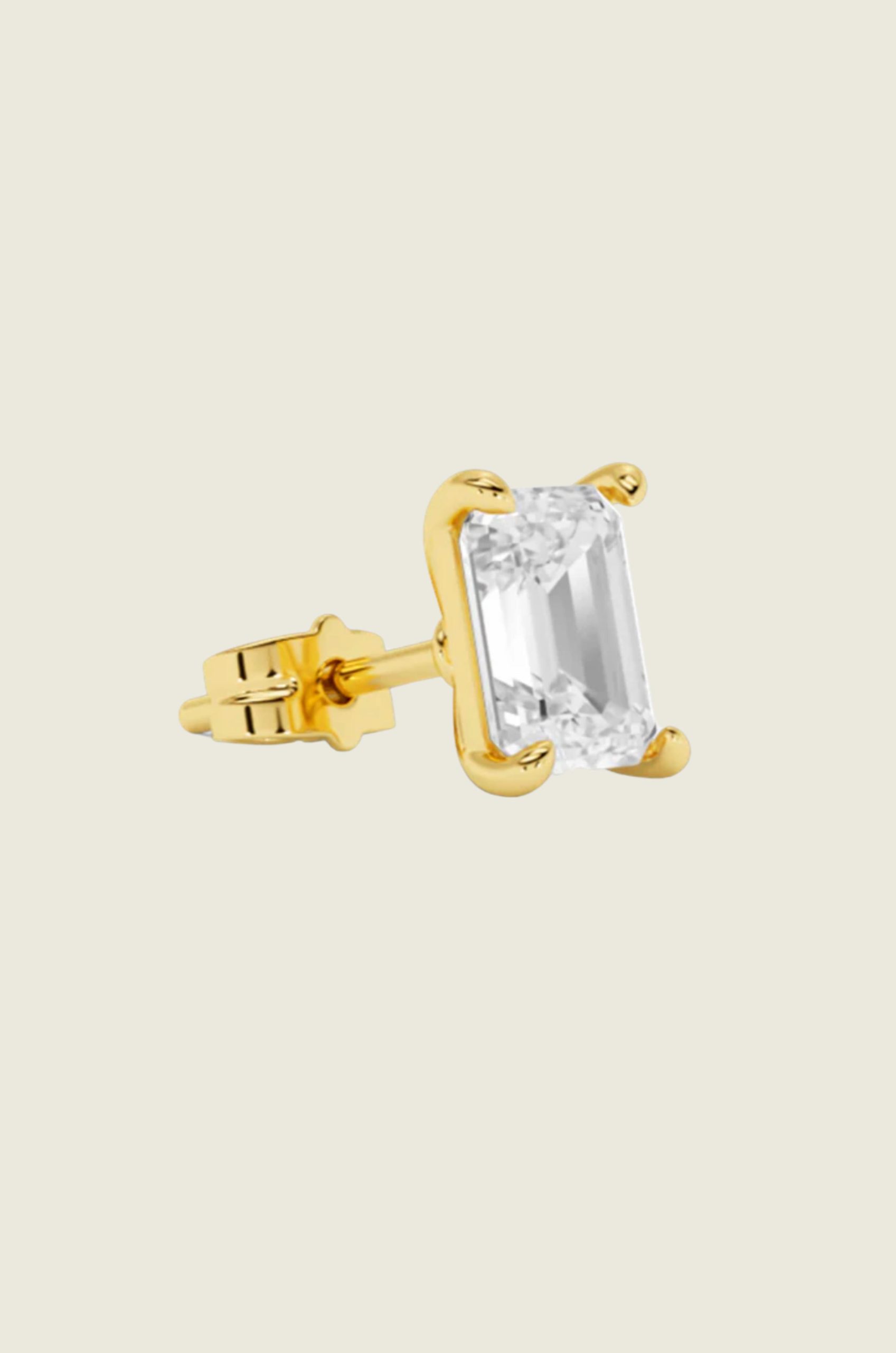 Emerald_Diamond_Earstud_Gold_1