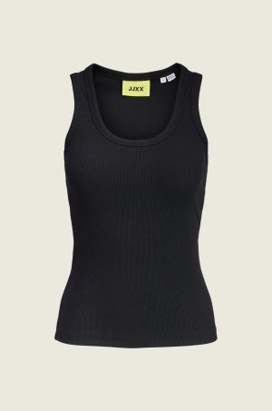 JXFRIDA SL U-NECK TOP JRS NOOS