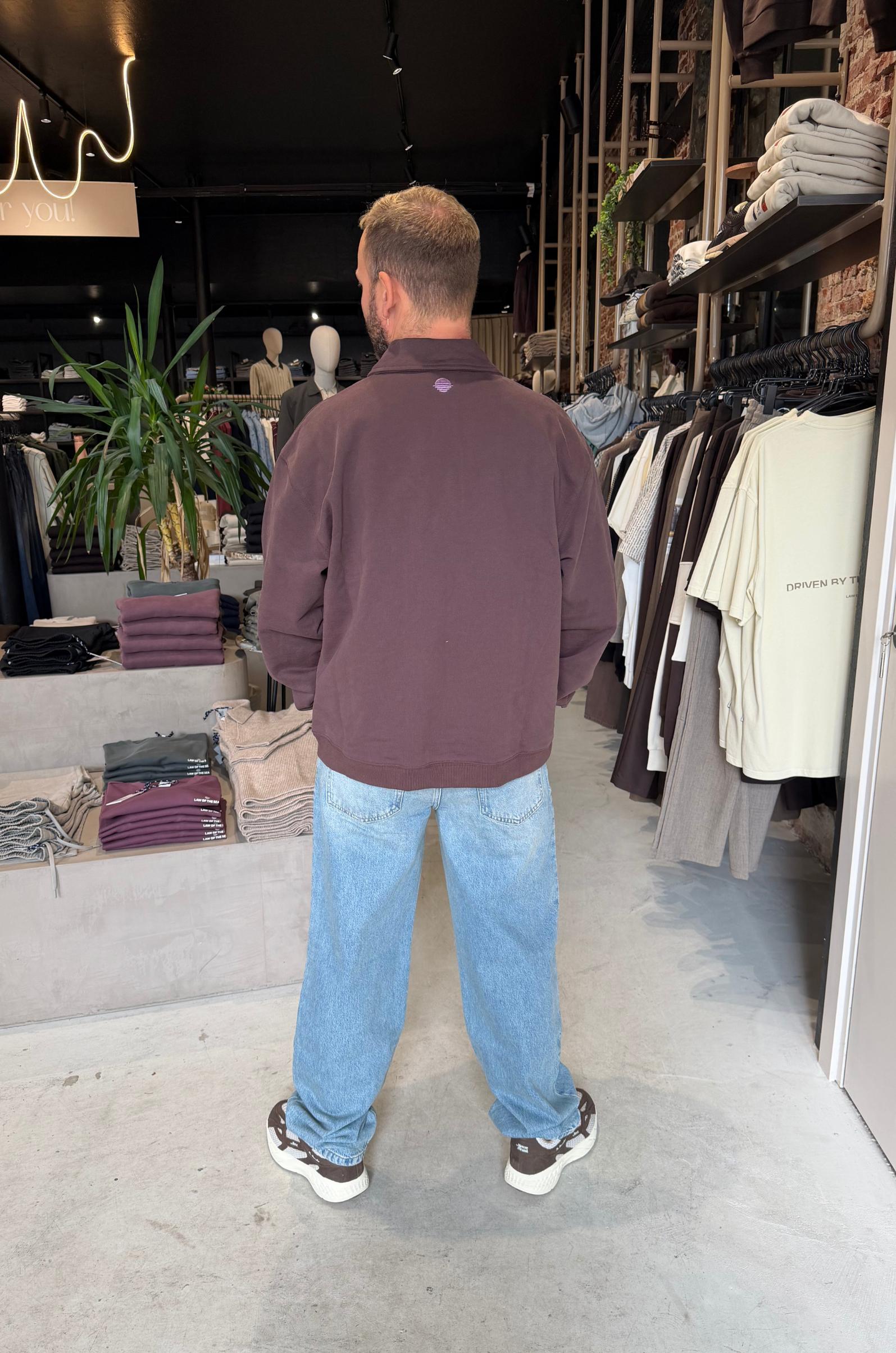 OFUR___Dusty_Rose_Bar_Cropped_Button_Sweater_Dark_Brown_1