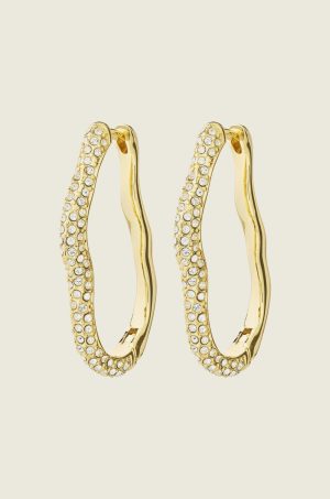 AVOLA hoop earrings gold - plated