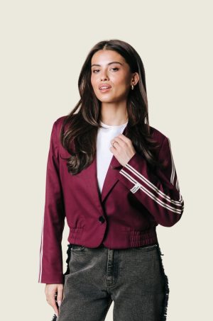 Zoe Gathered Bottom Blazer