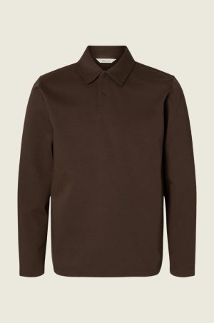 SLMPIM LS KNIT POLO CAMP