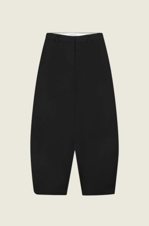 Barrel fit tailored trousers